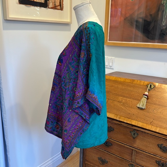 Sun Child Silk Caftan Shirt - Picture 7 of 7